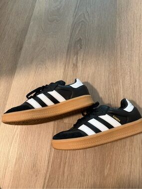 adidas Black White Gum Low-Top Sneakers